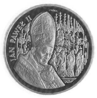 200.000 złotych 1991, Jan Paweł II, napis: PRÓBA na rewersie, nakład 400 sztuk, złoto 31.10 g.