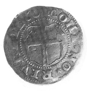 ferding 1560, Rewal, Aw: Tarcza herbowa i napis-