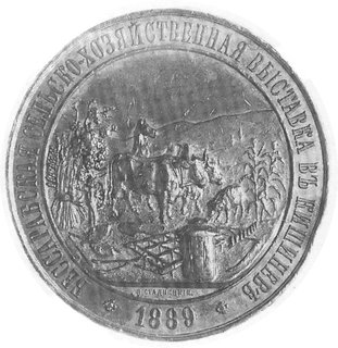 medal sygn. M. Stadnickij wybity w 1889 r. z oka