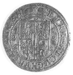 ort 1622, Królewiec, Aw: Popiersie, w otoku napis, Rw: Tarcza herbowa, bo bokach skrócona data, w otoku napis,Bahr.Marienburg 1426