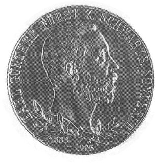 2 marki 1905, Aw: Głowa, poniżej dwie daty, w otoku napis, Rw: Orzeł i napis, J.169a