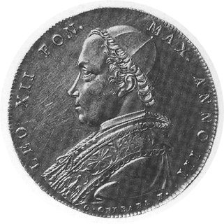 scudo 1825, Aw: Popiersie papieża, Rw: Personifi