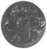 plakieta jednostronna Mikołaja Kopernika; głowa Kopernika 3/4 na wprost wokół napis: 1473-1543 N. ..