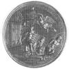 medal sygn. N.V. Swinderen wybity w 1738 r. z okazji 25-lecia Pokoju Utrechckiego, Aw: Siedem ukor..