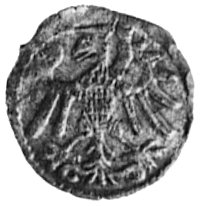 denar 1539, Gdańsk, Aw: Orzeł Ziem Pruskich, Rw: