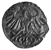 denar 1553, Wilno, Aw: Orzeł, Rw: Pogoń, Gum.592