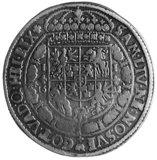 półtalar 1628, Bydgoszcz, Aw: Popiersie w koroni