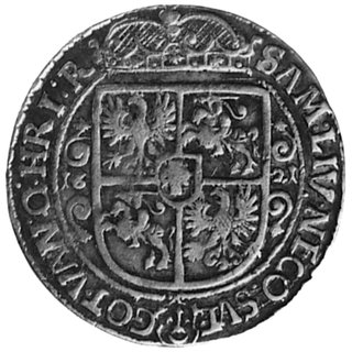 ort 1621, Bydgoszcz, Aw: Popiersie w koronie i napis, Rw: Tarcza herbowa i napis, Gum. 1172, Kurp. 1492 R