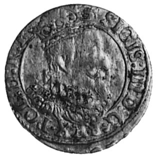 grosz 1626, Gdańsk, Aw: Popiersie w koronie i napis, Rw: Herb Gdańska i napis, Gum. 1376, Kurp.2225 R