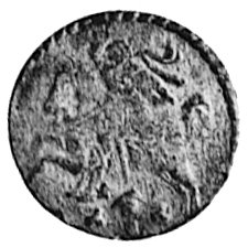 dwudenar 1609, Wilno, Aw: Monogram królewski, Rw