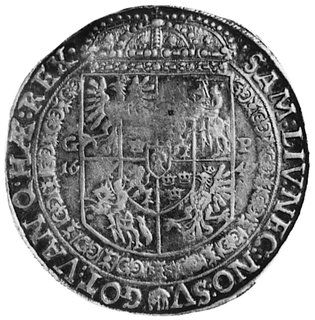 talar 1647, Bydgoszcz, Aw: Popiersie w koronie i
