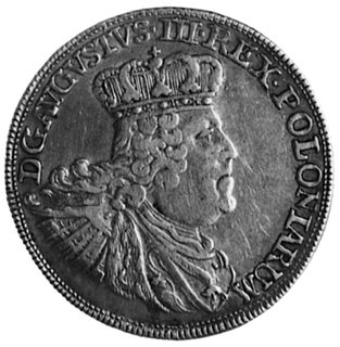 dwuzłotówka (8 groszy) 1753, Lipsk, Aw: Popiersi