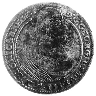 XV krajcarów 1662, Brzeg, Aw: Popiersie i napis,