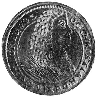 XV krajcarów 1660, Brzeg, Aw: Popiersie i napis,