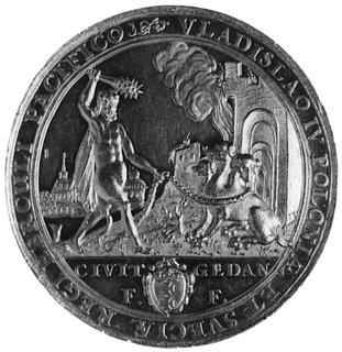 medal sygn. IH (Jan Höhn sen.) wybity w 1637 r. 