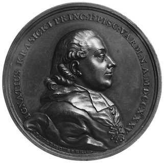 medal sygnowany P Holzhaeusser F, wybity w 1780 