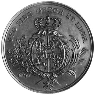 medal j.w., brąz 40.5 mm. 38.73 g., piękna ciemn