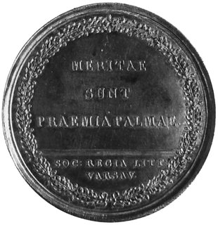 medal nagrodowy b.d., sygnowany J. Ligber- medal