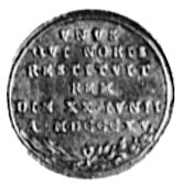 medalik niesygn, wybity w 1815 roku dla upamiętn