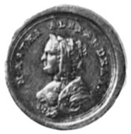 medalik niesygnowany, wybity w 1818 r. z okazji 