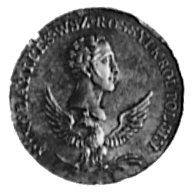 medalik wybity w 1830 roku na pamiątkę ostatnieg