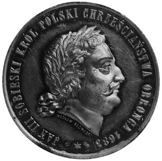 medal sygnowany Wacław Głowacki wybity w 1883 ro