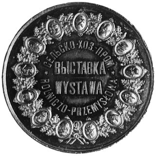 medal wybity w 1885 roku z okazji Wystawy Rolnic