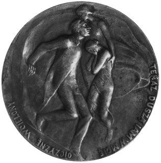 medal projektu Wacława Szymanowskiego wybity w 1
