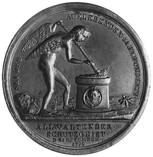 medal wybity w 1799 roku sygn. Stierle i Guillem