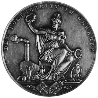 Prusy- medal sygn. W.KULLRICH IN BERLIN, wybity 