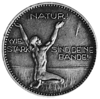 medal sygnowany LAUER NURNBERG, wybity w 1910 r.