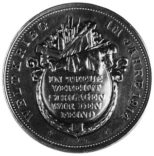 I Wojna Światowa- medal patriotyczny 1914 r., sy