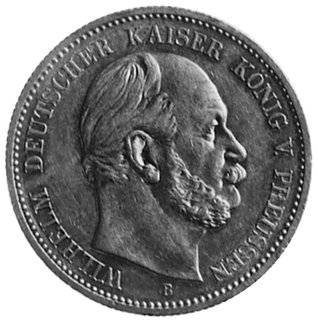 Wilhelm I 1861-1888, 2 marki 1877, Hannover, J.9