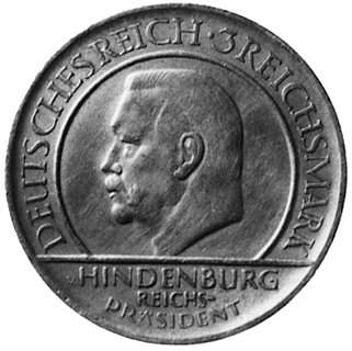 3 marki 1929- Karlsruhe, Verfassungstreue, J.340