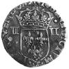 1/4 ecu 1585, Bayonne, Aw: Krzyż i napis, Rw: Tarcza herbowa i napis, Duplessy 1133, Kop.86.1.8 R