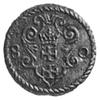 denar 1580, Gdańsk, Aw: Orzeł Ziem Pruskich, Rw: Herb Gdańska, Gum.786, Kurp.365 R3, patyna