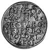 trojak 1601, Kraków, Aw: Popiersie w koronie i napis, Rw: Herby i napis, Kop.LIVK.2 -r-, Wal.XCII