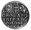 trojak 1604, Kraków, j.w., Kop.LIVK.5a -r-, Wal.XCII