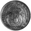 medal koronacyjny Augusta II Sasa, wybity w 1697 r., sygn. MO (Martin Heinrich Omeis- medalier dre..