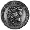 medal wybity w 1893 roku dla uhonorowania poety Kornela Ujejskiego twórcy chorału, Aw: Popiersie U..