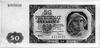50 złotych 1.07.1948, seria A 815039, Pick 138, P-B.21.b.III, oryginalny próbnie drukowany banknot..
