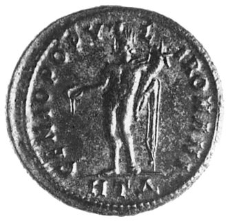 Dioklecjan 284-305, follis, Aw: Popiersie w wień