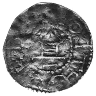 naśladownictwo denarów typu Ottona i Adelajdy, Dbg -, 1.07 g., 1.30 g., razem 2 sztuki