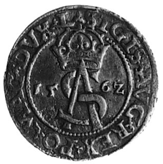 trojak 1562, Wilno, Aw: Monogram i napis, Rw: Pogoń i napis, Gum.620, Kurp.814 R