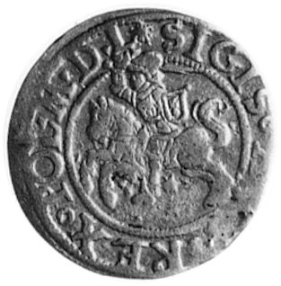 półgrosz bez daty, Wilno, j.w., Gum.608 RR, Kurp.757 R8, H-Cz.5688 R7, T.60, niezmiernie rzadka moneta