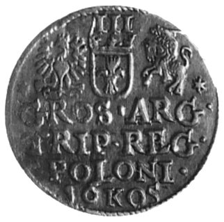 trojak 1605, Kraków, j.w., Kop.LIVk.6a -R-, Wal.