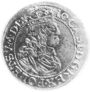 ort 1659, Kraków, Aw: Popiersie w koronie i napis, Rw: Wielopolowa tarcza herbowa i napis, Gum. 1759, Kurp.439 R1