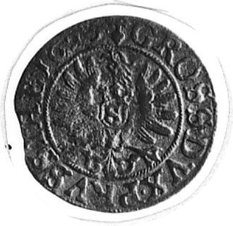 grosz 1625, Królewiec, Aw: Popiersie i napis, Rw: Orzeł i napis, Bahrfeld 1472, Kop.I -RR-, bardzo rzadka moneta