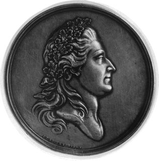 medal sygnowany I P HOLZHAEUSSER F wybity w 1777