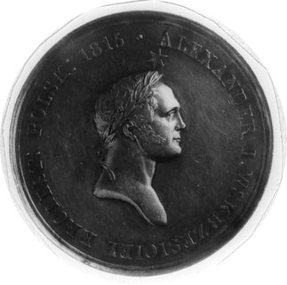 medal niesygnowany wybity w 1826 roku w Warszawi